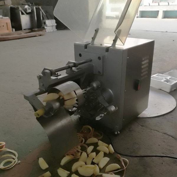 Apple Peeling And Cutting Machine